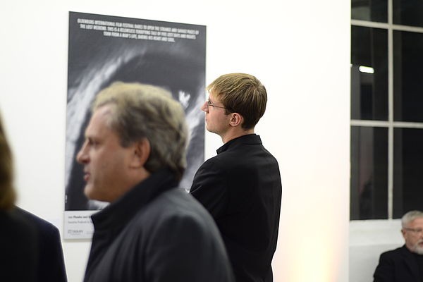 20 Private time for team member Max Bodenstein at Filmfest Exhibition